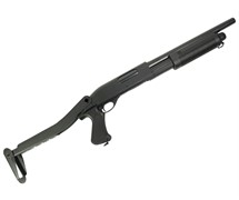 Спринговый дробовик Cyma Remington M870, складной приклад, пластик (CM352)