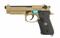 Пистолет  KJW M9 A1 GBB M9A1-TBC.GAS TAN  - фото 45315